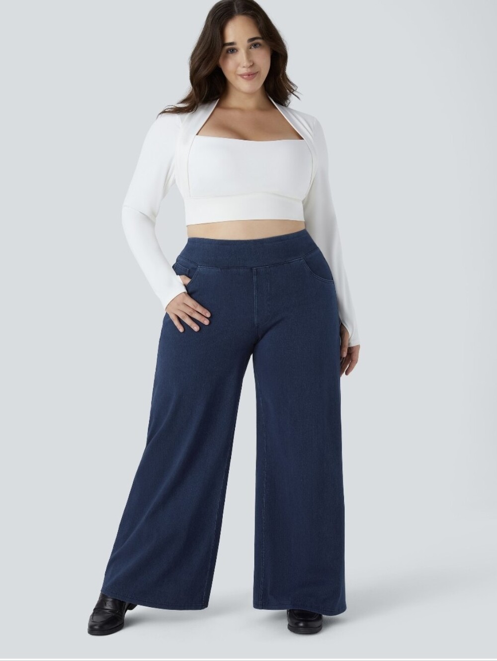 Halara Flex High Waisted Wide Leg Jeans Sz.1X NWT